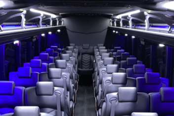 Huntington Park Charter Bus Interior