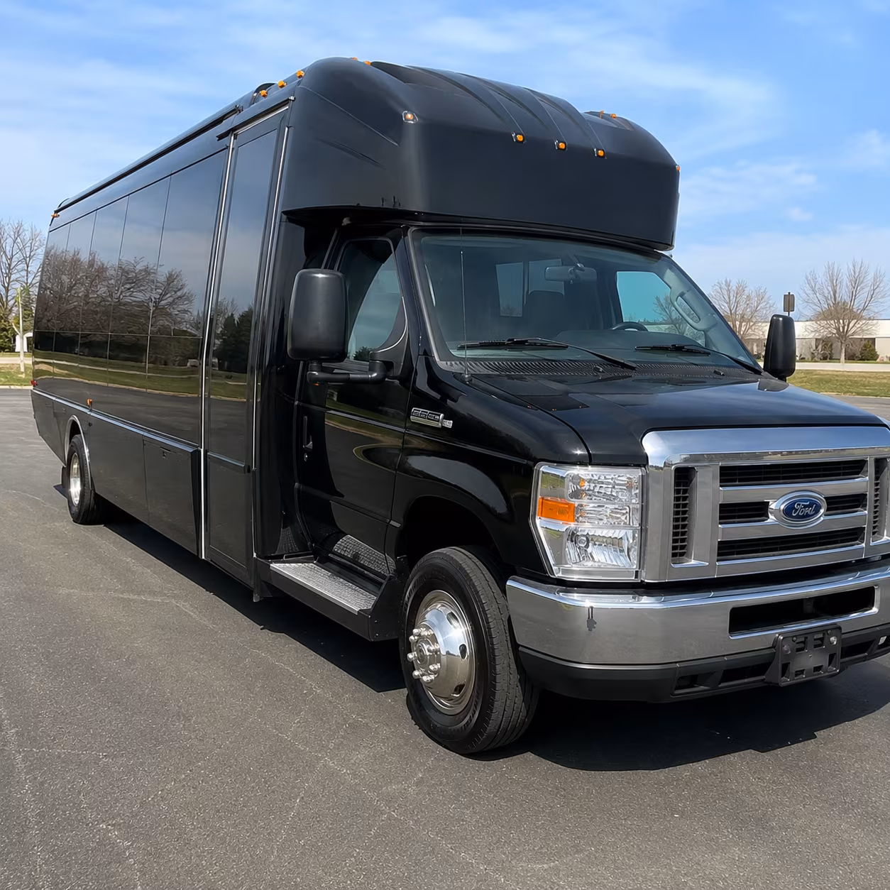 get your bridal party to the venue in style party buses for huntington park weddings