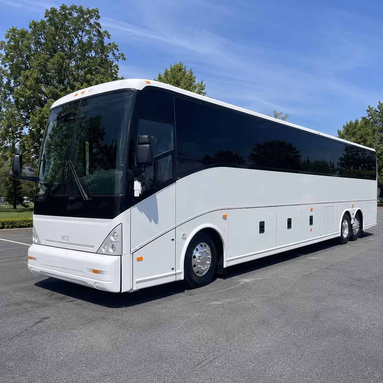 huntington park charter bus rental exterior